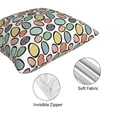 thumbnail image 4 of Throw Pillow Covers, Abstract geometric pattern Soft Square Pillow Cases with Invisible Zipper for Couch Bed Sofa, Farmhouse Fall Home Decor 20"x20", 4 of 7
