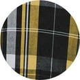 thumbnail image 1 of Ahgly Company Machine Washable Indoor Round Transitional Midnight Gray Area Rugs, 3' Round, 1 of 7