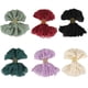 thumbnail image 4 of Injueey Servilletas de poliéster arrugado de 6 piezas para decoración de , duraderas y reutilizables, de color sólido. Mostrada vino tinto, 4 of 6
