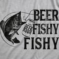 thumbnail image 2 of Beer Fishy Fishy Unisex Hoodie Funny Beer Lover Fishing Novelty Sweatshirt, 2 of 8