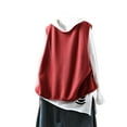 thumbnail image 2 of Wowcloth Women's Solid Color Knit Vest, Loose Fit and Versatile, for Casual Everyday Wear, 2 of 5