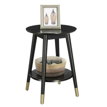 Convenience Concepts Oxford End Table with Shelves, Espresso 