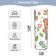 thumbnail image 2 of Clear Flower Vase Centerpieces Plastic Cylindrical Vases Home Wedding Decor 4"x12" Cartoon Bear with Flower and Leaf, 2 of 6