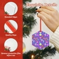thumbnail image 4 of Hirioo Chemistry Tools for Acrylic Christmas Pendant Hanging Christmas Tree Ornaments, Car, Home, Office Gift Decor-Hexagon, 4 of 7