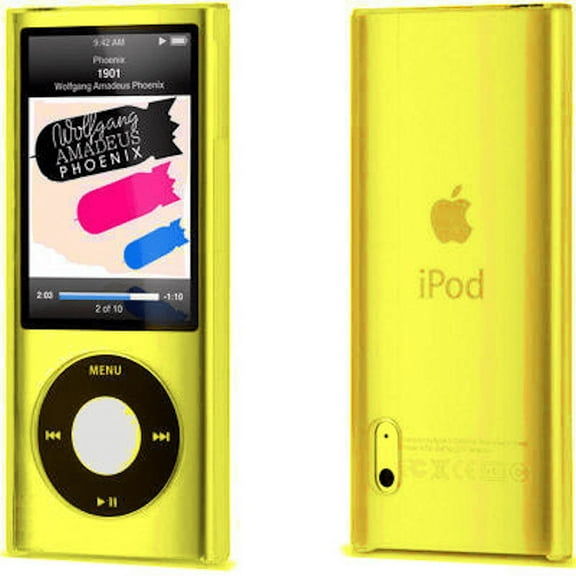 Crystal Shield Case for 5th Generation iPod Nano 5G - Yellow