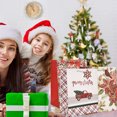 thumbnail image 4 of Sacs Fourre-Tout de Noël Réutilisables pour Courses, Sacs Cadeaux en Papier pour Aliments et Biscuits, 4 of 5