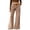 Beige-c, variant on Women's Mid Rise Corduroy Flare Pants with Pockets, Button Zip Fly Casual Trousers For Women, Fall Everyday Bottoms for Weekend Trips and Casual Gathering, Sizes S-2XL