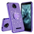 thumbnail image 5 of Galaxy Wireless Case for SCHOK Volt SV55 (SV55216) Case Glitter Magnetic Car Ring Holder Kickstand Phone Cover Case - Purple, 5 of 5