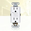 thumbnail image 5 of Faith 15A GFCI Outlet, Slim, Tamper-Resistant GFI Receptacle with Wall Plate, White, 5 of 7