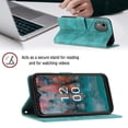 thumbnail image 3 of Compatible with Nokia C12 Classic Embossed PU Leather Case with Card Holder Shockproof Cover, 3 of 5