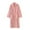 Pink Robes for Women, variant on CFLVAEK Fuzzy Robes for Women Thick Warm Winter Long Bathrobes with Pockets Solid Color Jacquard Long Sleeve Sleepwear Purple XL