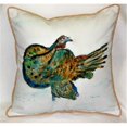 thumbnail image 1 of Betsy Drake ZP246 Coussin Dinde - 22 x 22 Po., 1 of 1