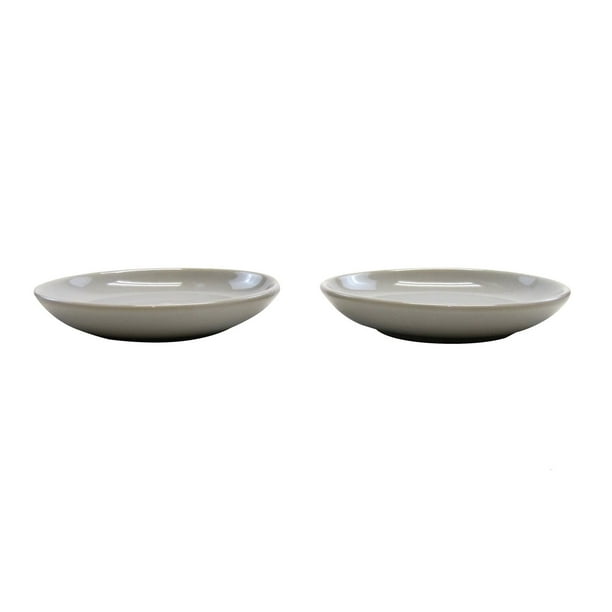 2pc White Ceramic Sushi Soy Sauce Holder Dish Set Porcelain Condiment Dip Plate 2pc White Ceramic Sushi Soy Sauce Holder Dish Set Porcelain Condiment Dip Plate