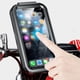 thumbnail image 3 of Inteprter Soporte de motocicleta impermeable IPX8, soporte ajustable de 360 ​​grados, soporte fijo portátil para teléfono inteligente de bicicleta Teléfono y Comunicación Manillar Klein, 3 of 6