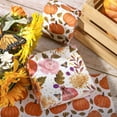 thumbnail image 4 of Thanksgiving Wrapping Paper Sheets - Pumpkin & Autumn Flower Theme Design for Holiday, Thanksgiving Dinner, Gift Wrapping, Party, Family Gatherings - 12 Folded Sheets - 20.5" x 30", 4 of 7