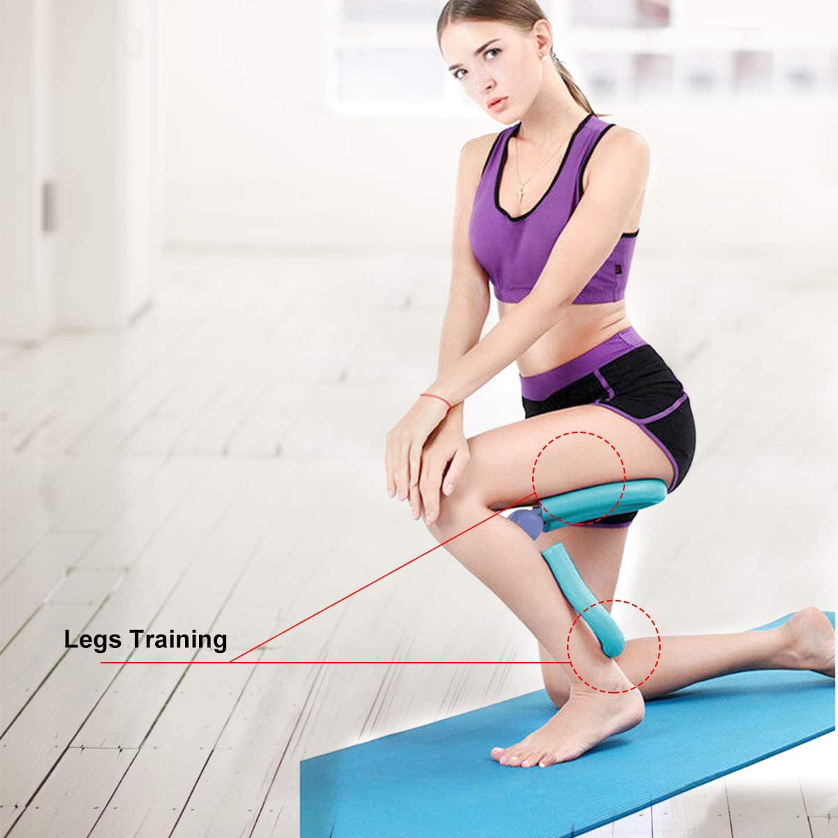 Thigh Master Trainer Toner Yoga Exerciser Leg Arm Fitness Gym Training Tools 