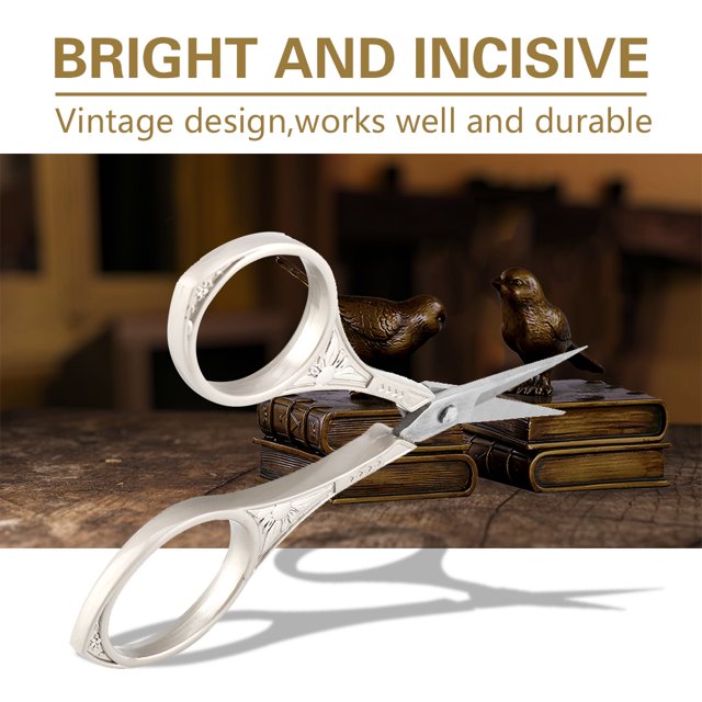 Tijeras De Coser, Mini Tijeras De Coser De Acero Inoxidable Vintage, Clásicas Para Bordar Para Coser ANGGREK Otros