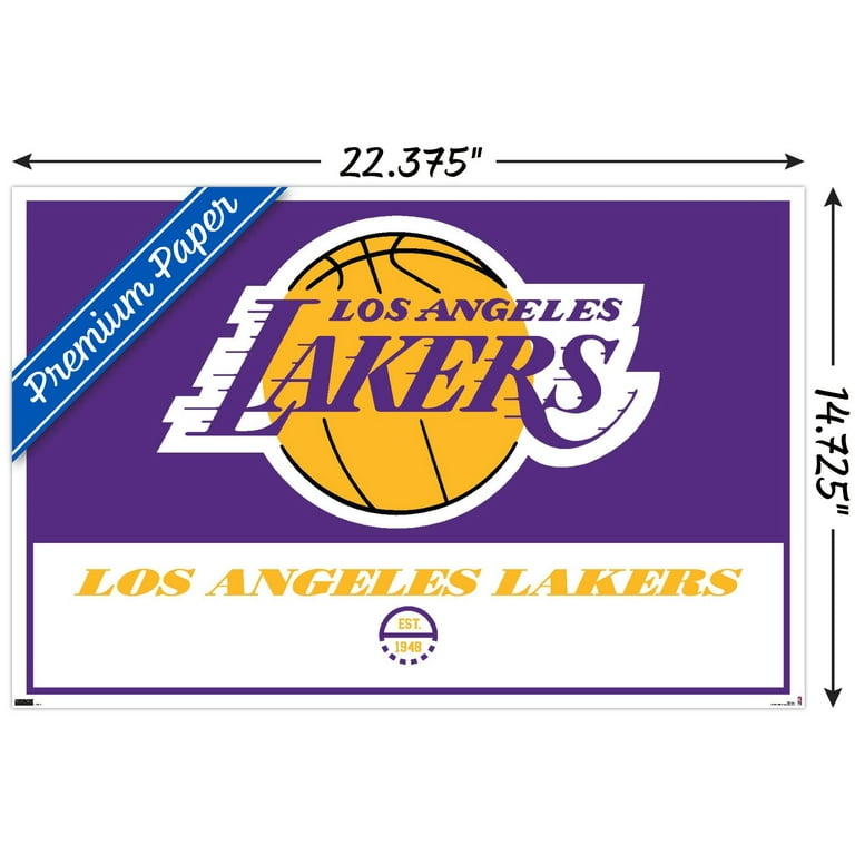 NBA Los Angeles Lakers - Logo 21 Wall Poster, 14.725 