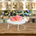 thumbnail image 4 of MasteelfCA 1Pc Marble Cake Holder Stable Cake Stand Snack Rack Dessert Placing Holder, 4 of 7