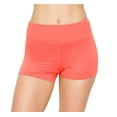 thumbnail image 3 of ALWAYS Women's Premium Super Soft Spandex Shorts Neon Coral XL, 3 of 7