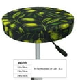 thumbnail image 4 of Naloa Green Branch Olive Round Bar Stool Cushion Cover 12-14 inch, Fits Kitchen, Office, Restaurant Chairs - 14 inch, 4 of 7