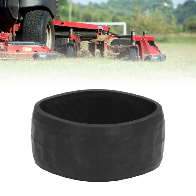 Lawn Mower Front Drive Wheel, Wide Application Rubber Lawn Mower Front Wheel Non Slip Easy Installation Enhanced Stability for Park