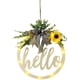 thumbnail image 1 of Puerta Flor Corona De Bienvenida Con Iluminación Led Corona De Madera Para La Decoración De La Puerta De La Oficina En El Hogar seitruly HA043188-01, 1 of 6