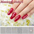 thumbnail image 1 of 7pcs Nail Art Mathematical Decorative Nail Stickers Mathematical Algorithm Nail Stickers Fff, 1 of 5