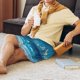 thumbnail image 5 of Fotbe Night Sky Beach Scene Pantalones Cortos de Pijama para Hombre, Ropa de Dormir, Pantalones de Pijama Cortos para Hombre-XX-Large, 5 of 6