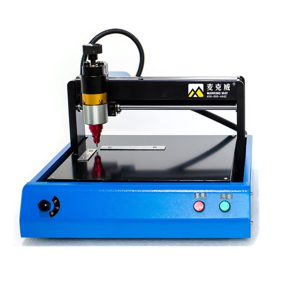Dwellnix Electric Marking Machine 400W Dot Peen Metal Engraver with Software Control for Aluminum Stainless Steel & Iron Tags