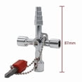 thumbnail image 5 of Universal Wrench Electric Cabinet Triangle Wrench Square Wrench for Train Electrical Cabinet Elevator Multifunctional Hand Tool, 5 of 5