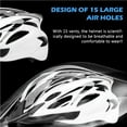thumbnail image 2 of Naiovety Casco de bicicleta resistente a impactos para ciclismo de montaña y carretera, ajustable, ligero Ciclismo, 2 of 6
