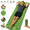 Green, variant on Camping Sleeping Pad, Ultralight Inflatable Camping Mat with Pillow, Built-in Foot Pump Sleeping Mat, Wide Compact Camping Pad for Travel Tent Hiking Backpacking Trip Car Camp Gear(Green)