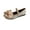 Khaki, variant on Black Feminine Summer Solid Color Outer Wear Heel French Flat Bottom Hollow Beach Sandals For Daily Comfort