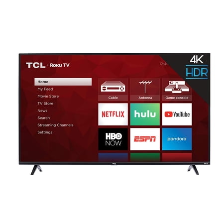 TCL 43" Class 4K UHD LED Smart Roku TV 4 Series 43S425