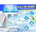 thumbnail image 3 of Portable Air Conditioner - Rechargeable Personal AC Unit Evaporative Air Cooler with 3 Speeds, Timer, LED Lights & Aromatherapy, Mini Air Conditioner Cooling Fan for Bedroom Home Office, 3 of 7