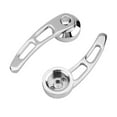 thumbnail image 4 of Poignée de Porte, Poignée de Porte de Barres Chaudes de Conception Simple 2PCS Fer Placage Accessoire de Porte de Voiture Argent pour un Usage Professionnel, 4 of 8