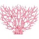 thumbnail image 1 of Adorno de coral artificial para acuario, decoración de plantas de acuario de plástico para paisaje de acuario (rosa, grande), 1 of 5