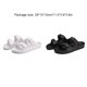 thumbnail image 3 of Guardurnaity Sandalias ligeras sin cordones, cómodas y antideslizantes para verano, zapatillas de verano para mujer, zapatillas deslizantes Calzado Blanco Talla 41, 3 of 5