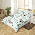 Cute Koala Duvet Cover Queen Size,Cartoon Koala Comforter Cover for
