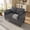Gray, variant on DRNANLIT Modern Corduroy Fabric Sofa with Side Storage Pocket - High-Resilience Cushion, Sturdy Wood Frame, Easy Assembly for Living Room, Blue