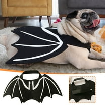 Floleo Halloween Cute Pet Halloween Bat Costume ,Cats Small Dogs Evil Bat Wings Clothes Outfit ,Vivid Pets Costume Apparel Cosplay Clothes For Cats Dogs Kitten Puppy Halloween Magic Cosplay Party