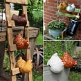 thumbnail image 3 of Clip Ladder Hen Pastoral Chicken Resin Ornaments, Clip Ladder Hen Resin Crafts Cracked Ornaments De, 3 of 5