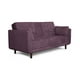 thumbnail image 4 of Sofá Cama de Velvet Makora Morado Modelo Zeppelin Con Portavasos, 4 of 10