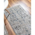 thumbnail image 6 of Rugs.com Oregon Collection Rug – 8 Ft Runner Navy Blue Low-Pile Rug Perfect For Hallways, Entryways, 6 of 9