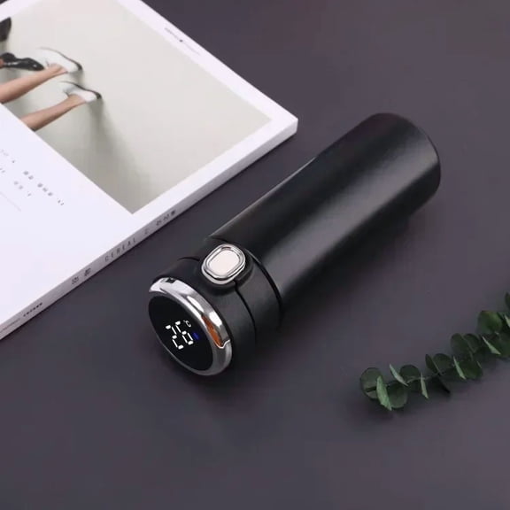 Smart Flip Lid Stainless Steel Thermos with Temperature Display Light Luxury Portable Mini Insulated Cup coffee travel mug