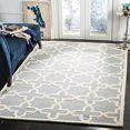thumbnail image 2 of Safavieh Cambridge 3' X 5' Hand Tufted Wool Rug in Silver and Ivory, 2 of 4