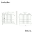 thumbnail image 2 of ZephyPaws 24 Inch 8 Panels Dog Playpen,Heavy Duty Metal Dog Pen Indoor Outdoor for Camping,Yard,RV,Garden Fence,Privacy Patio,White, 2 of 7