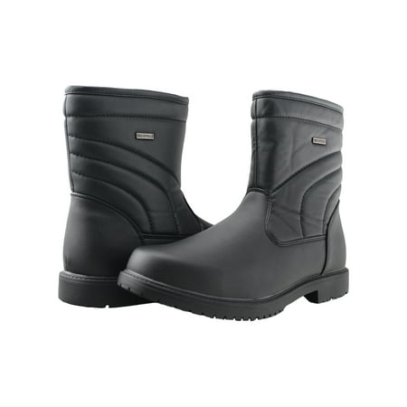 Fashion Nonslip Men’s Winter Boots Fur Lining Waterproof Snow Boots Side Zipper Winter Shoes Gift