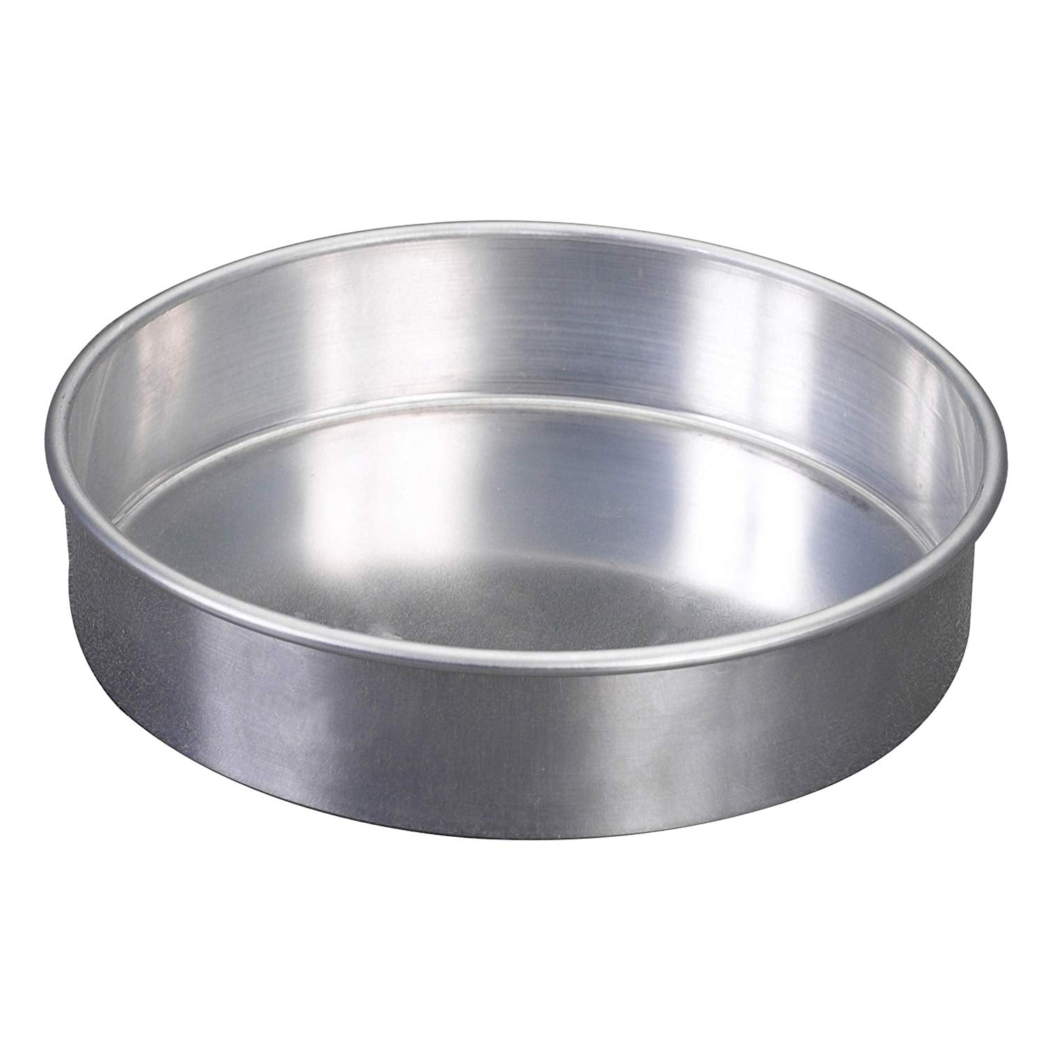 Naturals Round Cake Pan, 8Inch, Natural aluminum bake